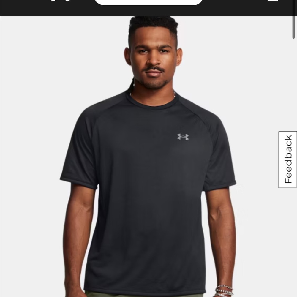 Closet close out. Under Armour Men's Black The Tech Tee Shirt